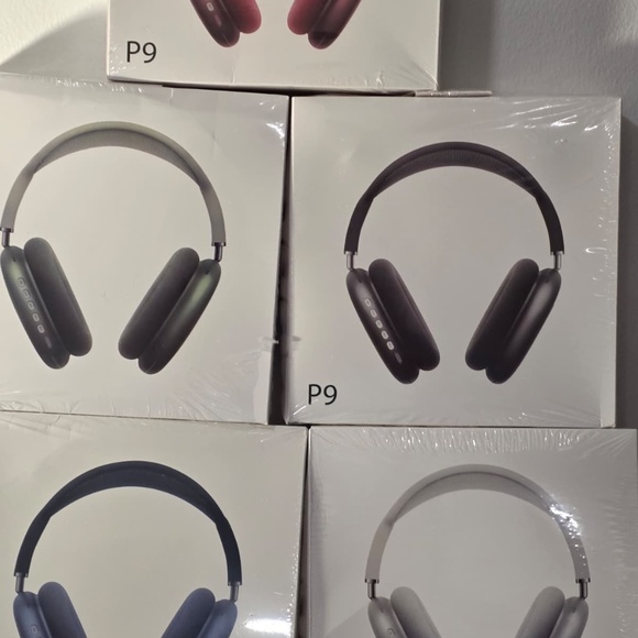 Red New P9 Pro Max Wireless Headphones With Microphone Headset - Picture 7 of 7